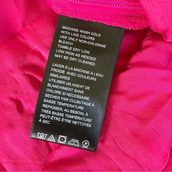 Urban Outfitters Pink Crop Tank Ronny Corset Style Cropped Top Medium Retail $55 - Picture 10 of 11